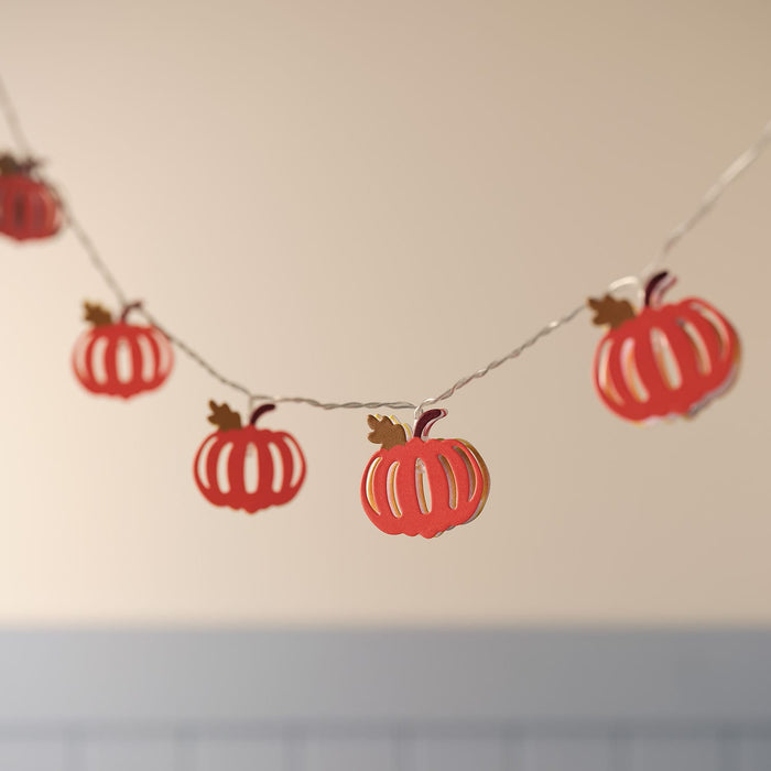 10 Autumn Pumpkin LED Fairy lights