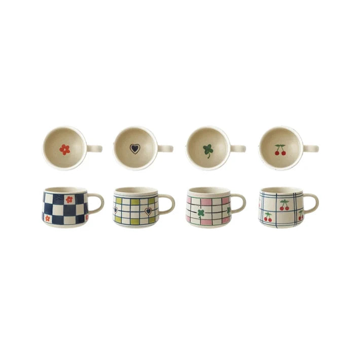 12oz Hand-Painted Spring Mugs
