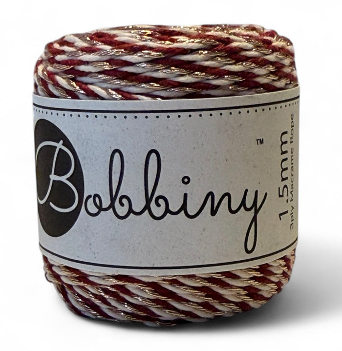 1.5mm 3ply Bobbiny Macrame Cord