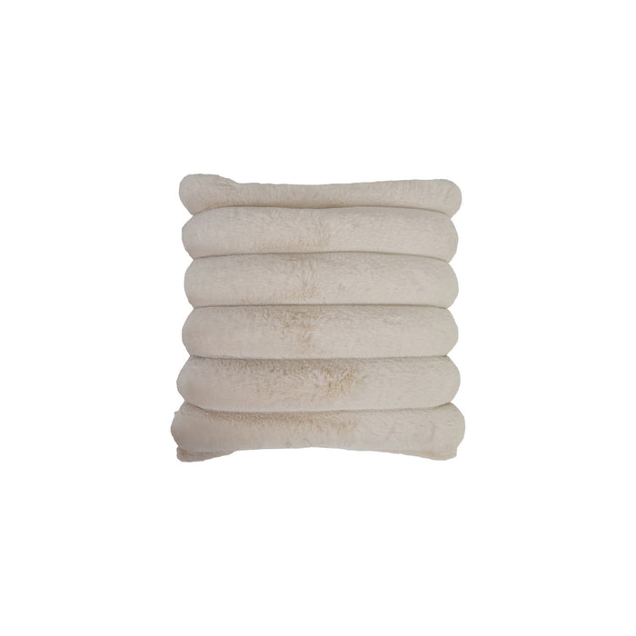 18" Square Faux Fur Pillow