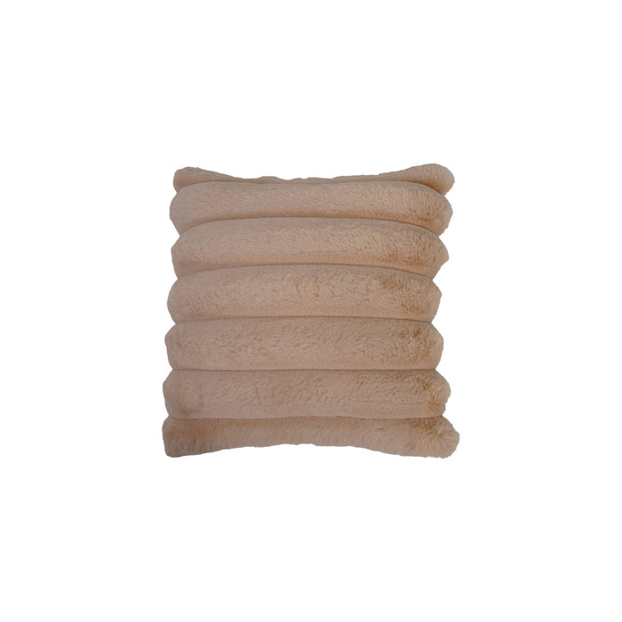 18" Square Faux Fur Pillow