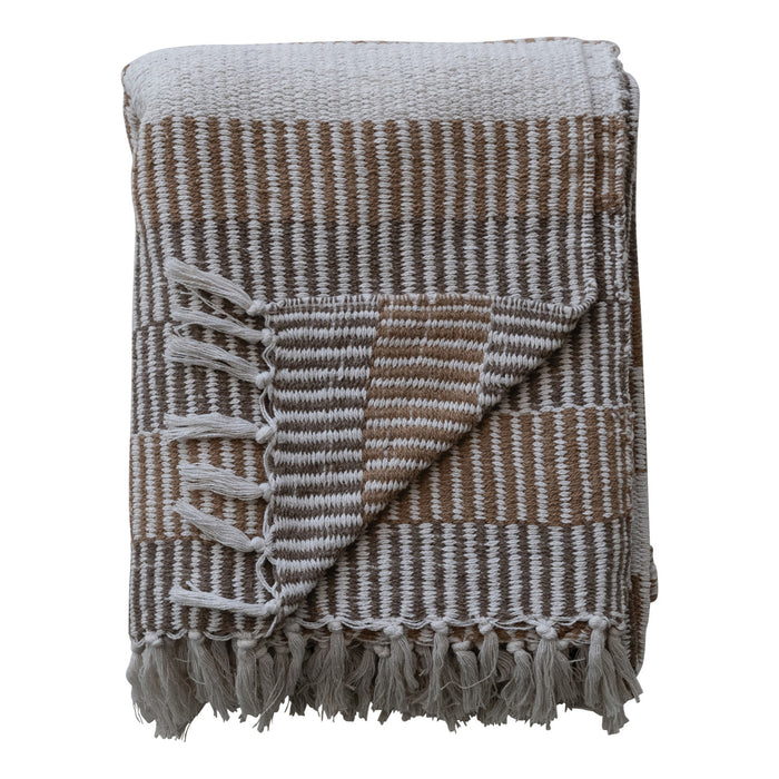 50x60" Multicolor Throw w/ Tassels