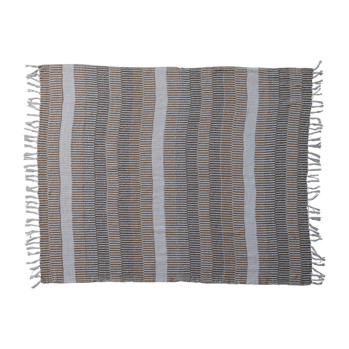 50x60" Multicolor Throw w/ Tassels