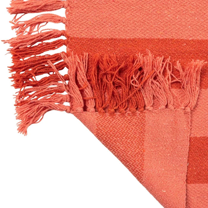 60x50" Pink Two-Tone Woven Throw