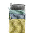 8" Cool Tone Crocheted Pot Holder