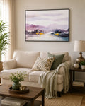A Mistry Evening Semi Hand-made Wall Art - 36*24  Inch