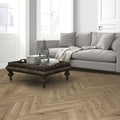 Albany Oak Herringbone 600mm x 100mm x 12mm Laminate Wooden Flooring - 1.92sqm Per Pack