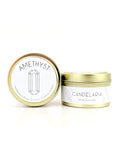 Amethyst Candle Tin