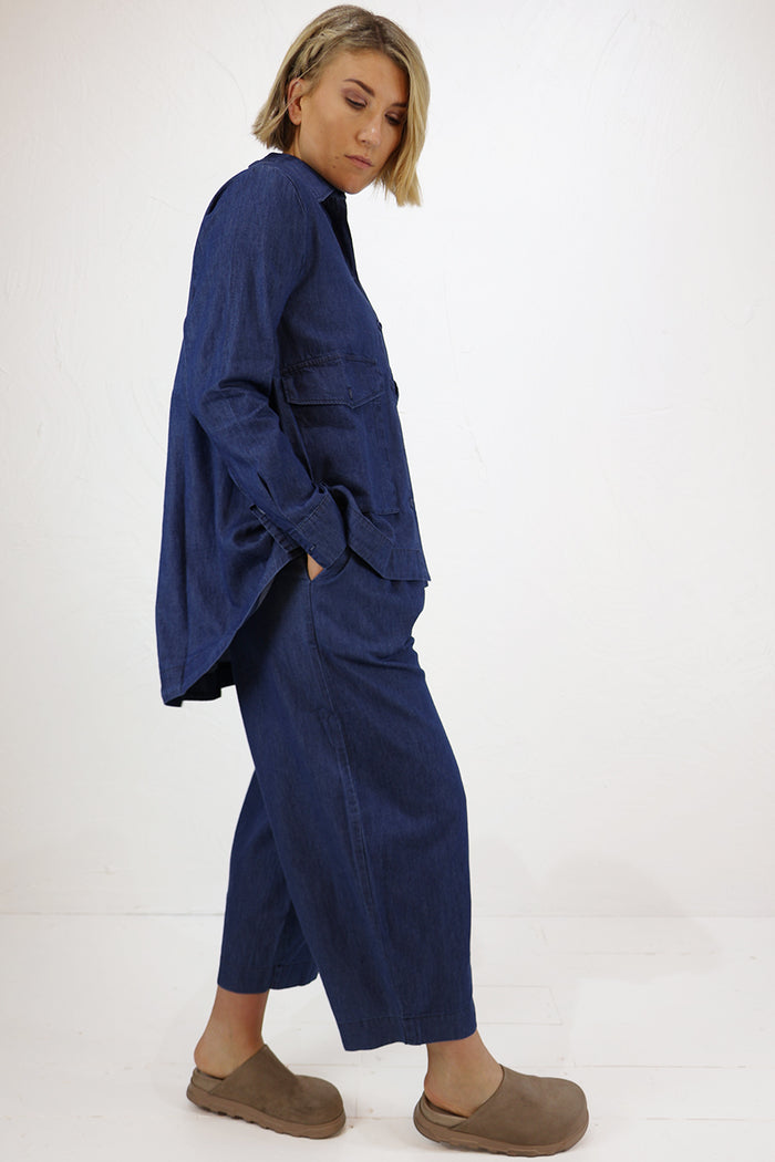 Amici by Baci Denim Cropped Trousers