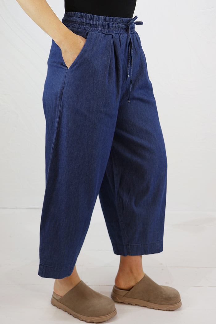 Amici by Baci Denim Cropped Trousers