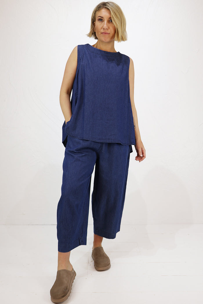 Amici by Baci Denim Swing Vest