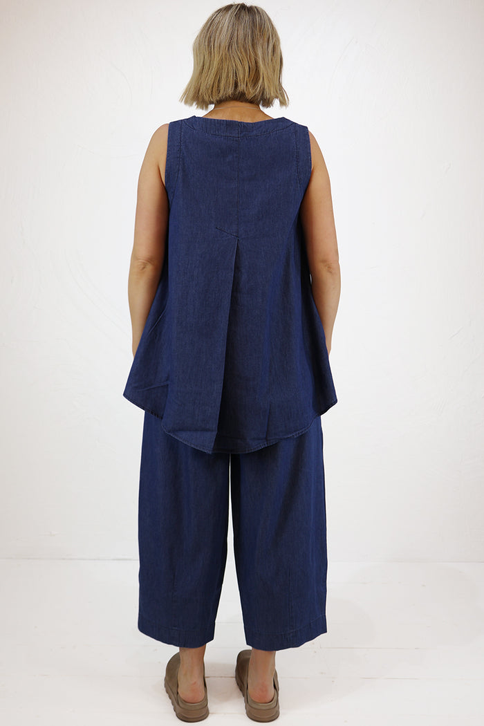 Amici by Baci Denim Swing Vest