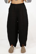 Amici by Baci V-Cut Linen Trousers - 2 Colours