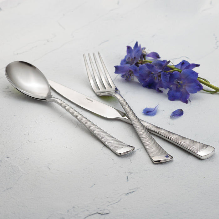 Arcoroc FL121 Mikayla 5 5/8" 18/0 Stainless Steel Heavy Weight Cocktail / Oyster Fork by Arc Cardinal - 12/Pack