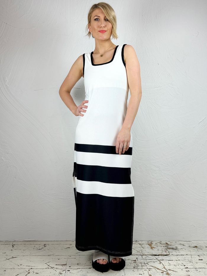 Arggido Long Stripe Dress