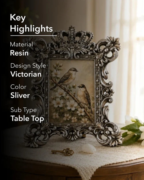 'Aristocrat' Photo Frame - Rustic Grey