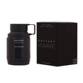 Armaf Odyssey Homme Eau De Parfum 100ml men's perfume bottle with matching black retail box, luxury masculine fragrance presentation on a white background.