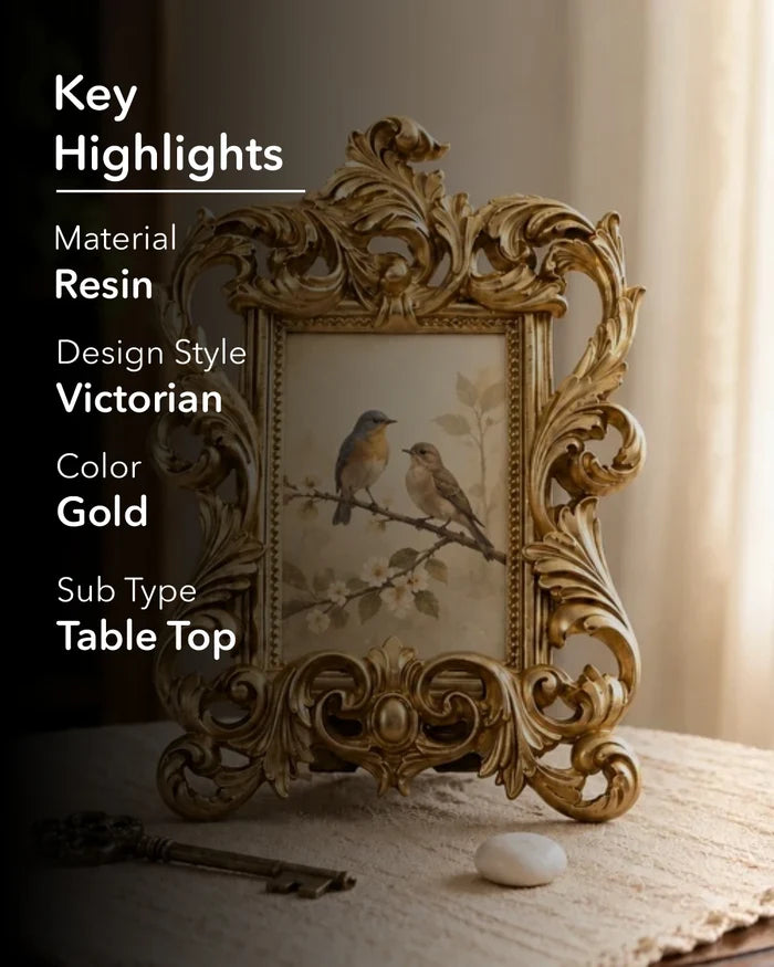 Arthur Antique Gold Photo Frame