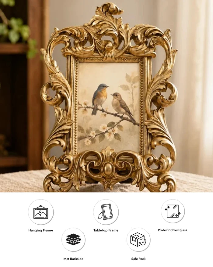 Arthur Antique Gold Photo Frame
