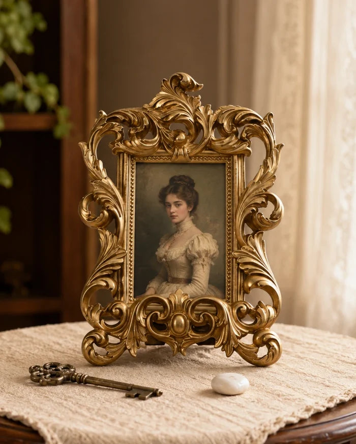 Arthur Antique Gold Photo Frame
