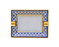 Ash Tray European Cobalt Net Lomonosov Porcelain