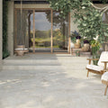 Avalon RLV White tumbled stone effect tile