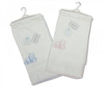 Baby Knitted Hanger Shawl with Embroidery -295