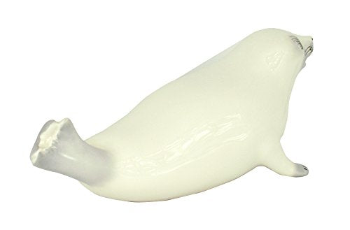Baby Seal White Lomonosov Porcelain Collectible Figurine