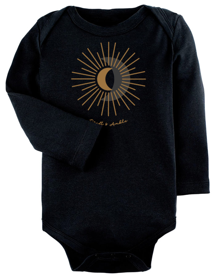 Baby Sun & Moon Long Sleeve One-Piece