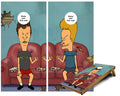 beavis and butthead sofa Cornhole Wraps