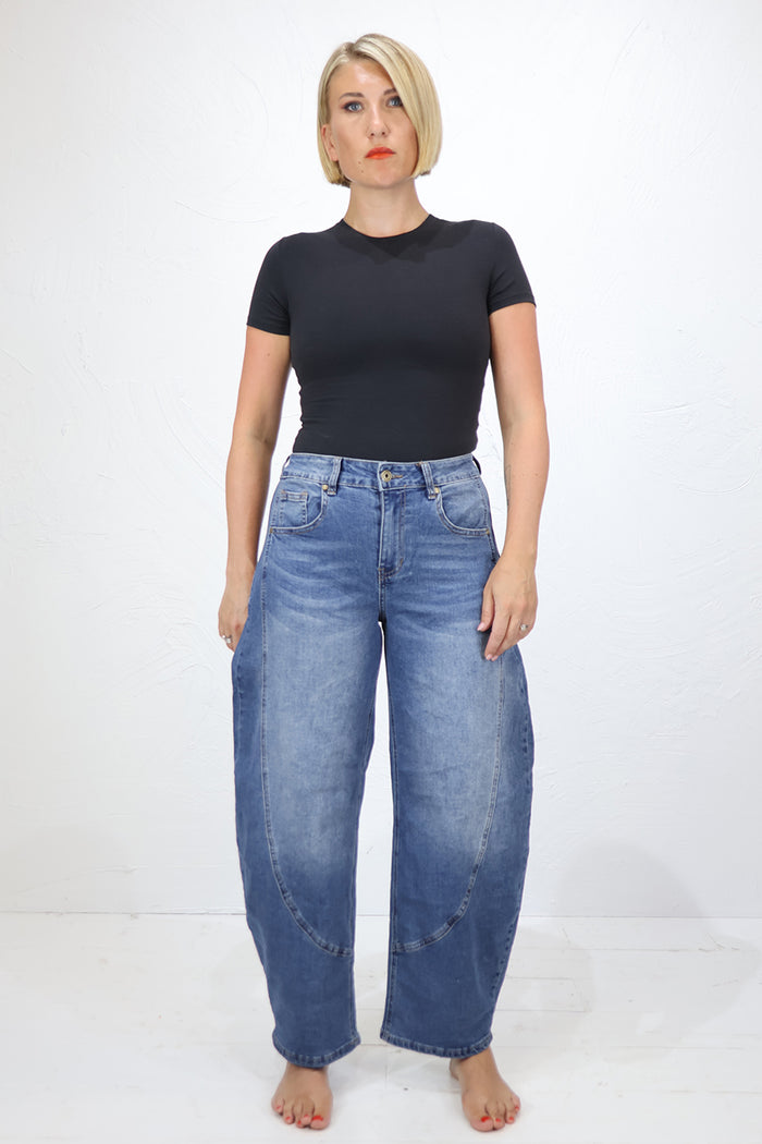 Blue Basics - The Perfect Barrel Jean 'Ryder'