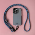 Blue Stripe Crossbody Lanyard Adjustable Phone Strap