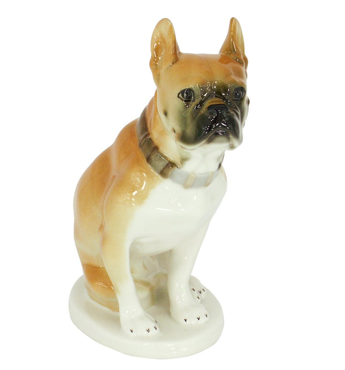 Boxer Dog Lomonosov Porcelain Collectible Figurine