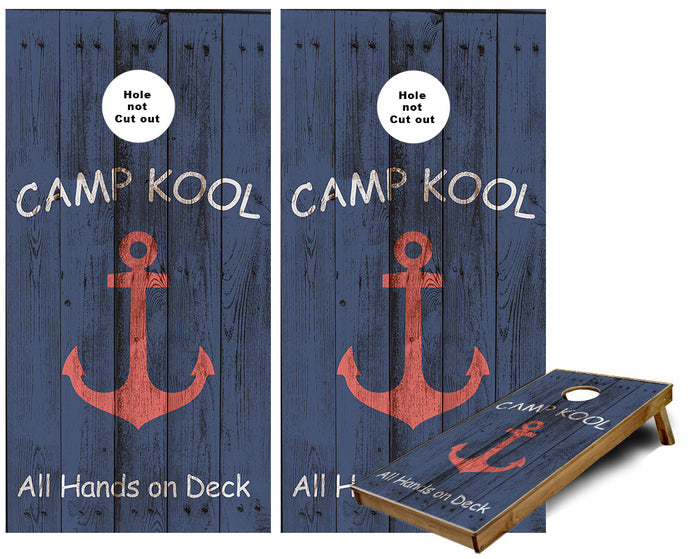 Camp Cool Cornhole Wraps