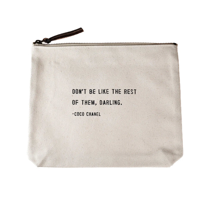 Canvas Zip Bag