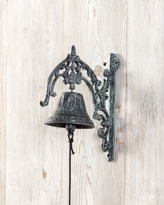 Cast Iron Wall Mounted Victorian Bell - The Decor Kart