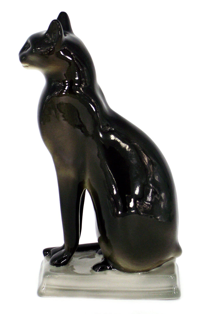 Cat Egyptian Big Lomonosov Porcelain Collectible Figurine
