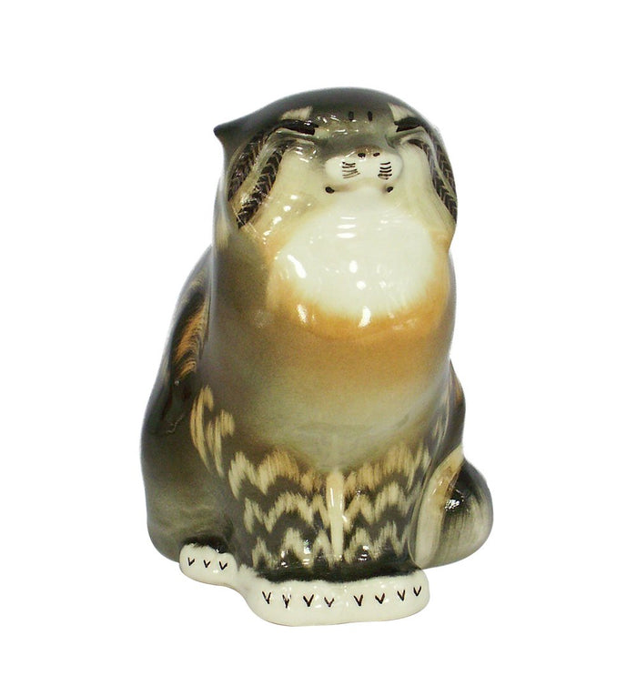 Cat WildCat Lomonosov Porcelain Collectible Figurine