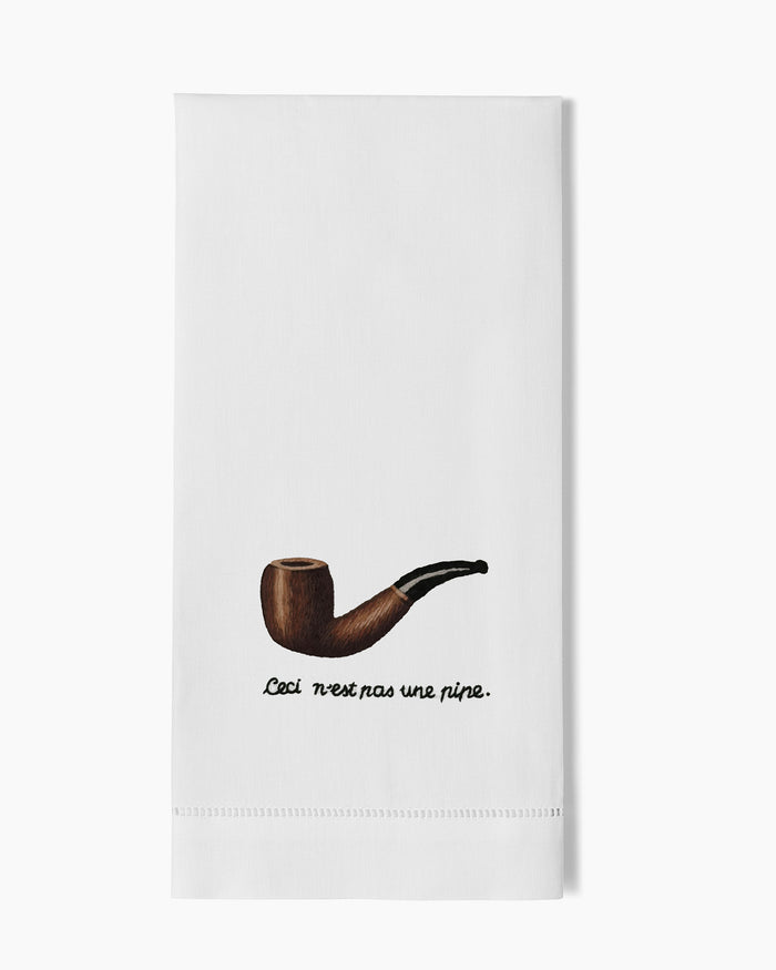 Image of a Henry Handwork Ceci Pipe handtowel.