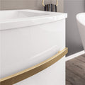 Centa Curved Handle - Brushed Brass