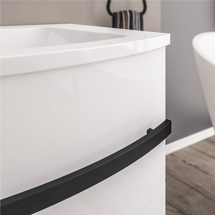 Centa Curved Handle - Matt Black