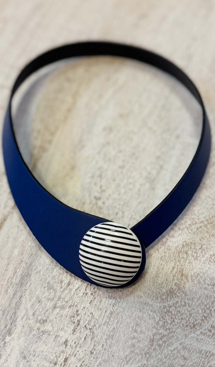 Ceraselle Ceramic Button Necklace - 6 Colours