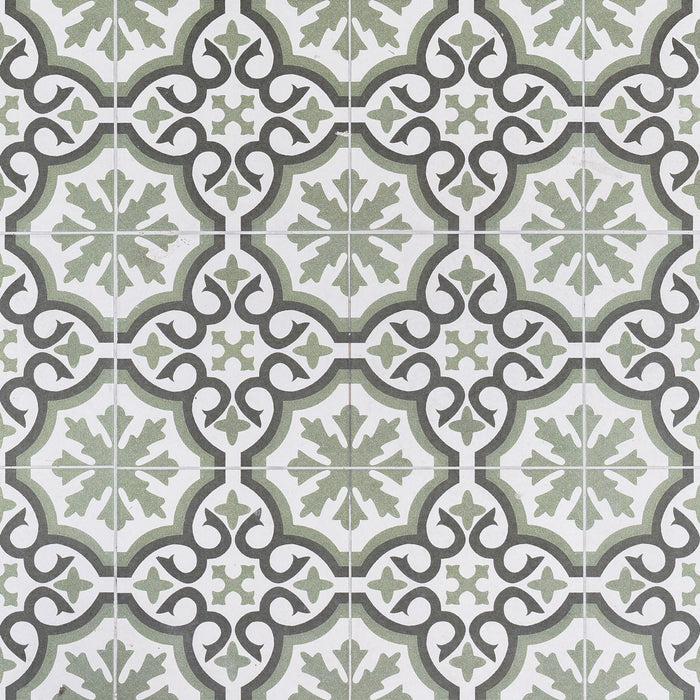 Chelsea Eden 45 x 45cm Porcelain Pattern Tile - 1.22 sqm perbox
