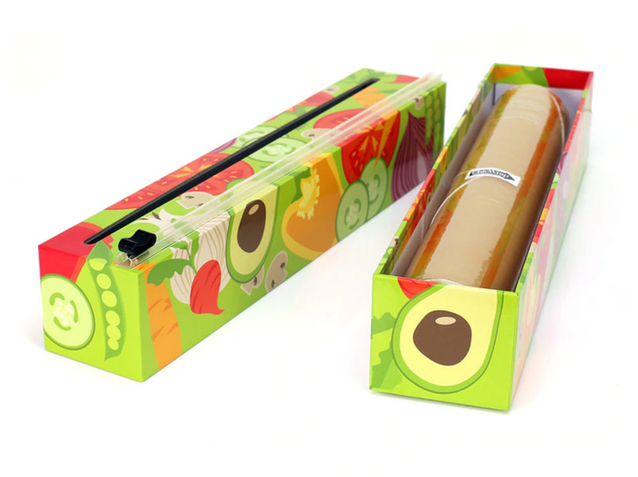 ChicWrap | Dispenser Veggies Plastic Wrap