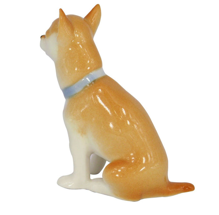 Chihuahua Sitting Dog Lomonosov Porcelain Collectible Figurine