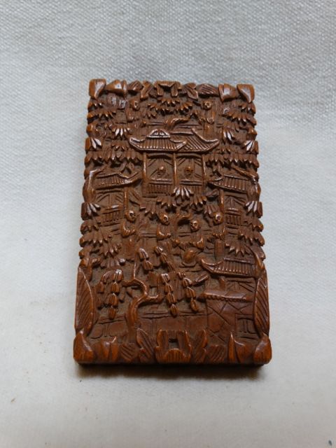 Chinese Carved Card Case