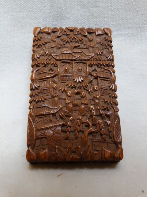 Chinese Carved Card Case