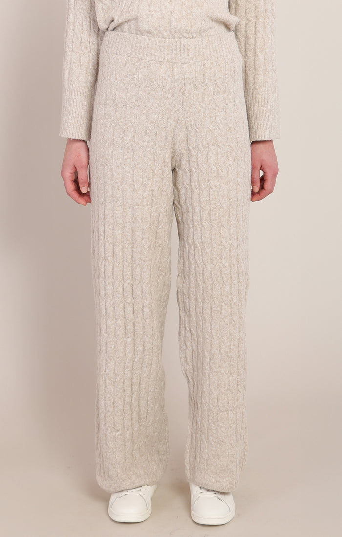 Chloe Cable Knit Pant Acorn Home + Apparel
