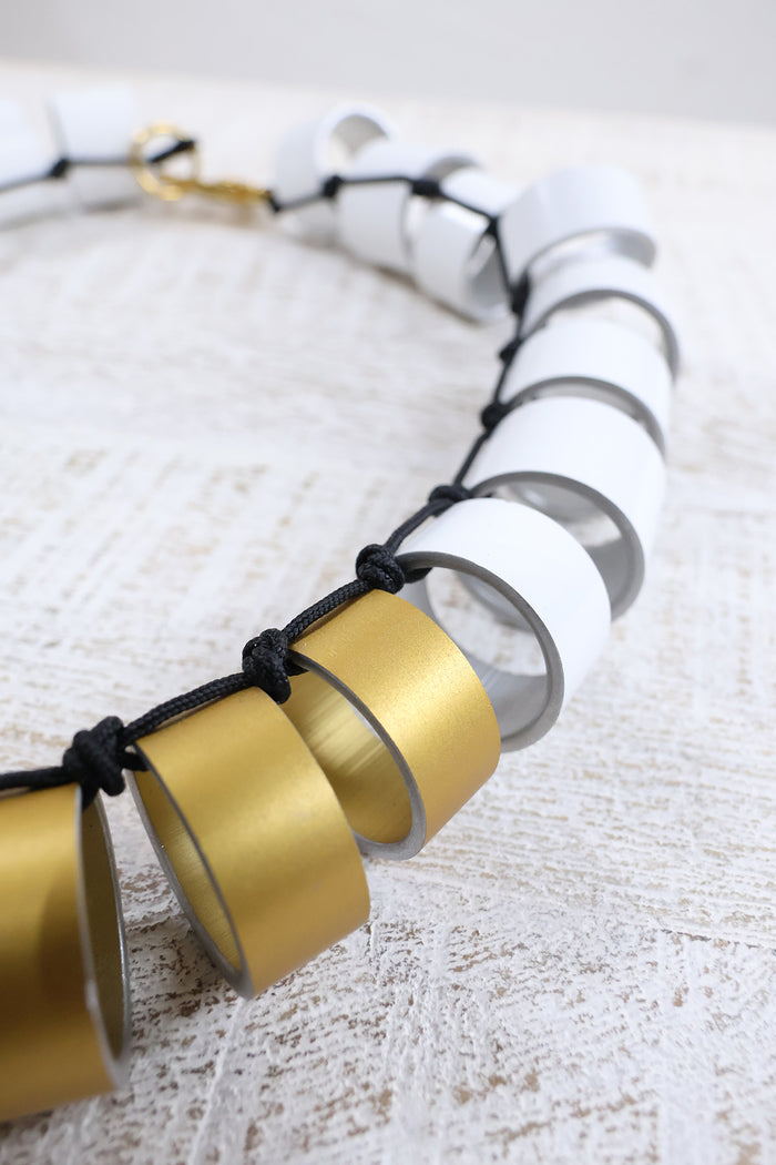 Christina Brampti Ali Hoops Necklace - 2 Colours