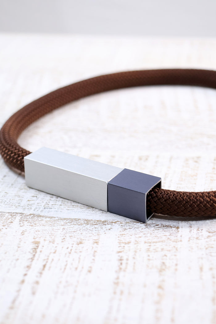 Christina Brampti Chord + Square Tube Necklace - 3 Colours